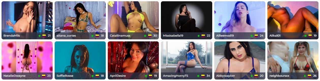 SlutRoulette Cam Girls 