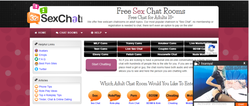 321Sexchat Review Stranger Sex Chat Site Review Ichatonline