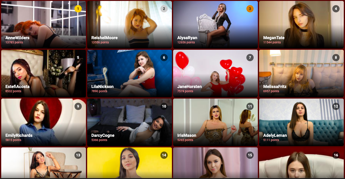 Live Jasmin awards