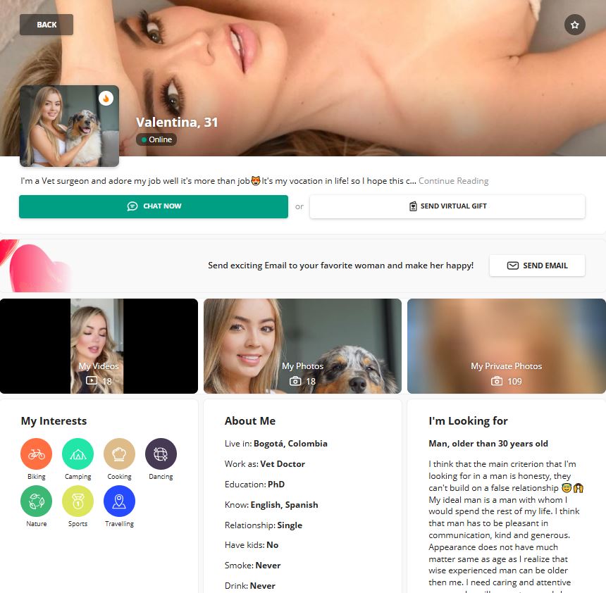 Dating.com Profile